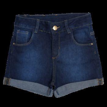 Shorts Jeans Juvenil  Barra Virada   10 ao 16    Clube do Doce   |  1304032     VE2023