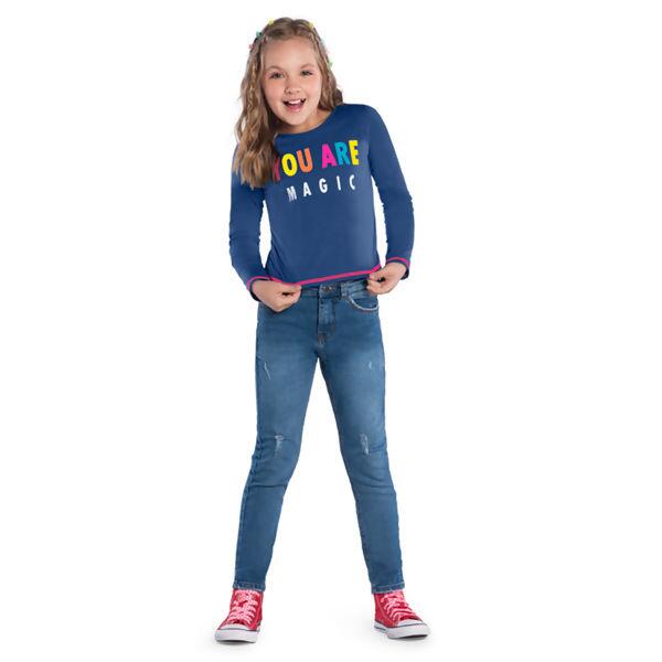 Blusa Infantil Manga Longa  You Are Magic  4 ao 8  Kyly     |   1000078