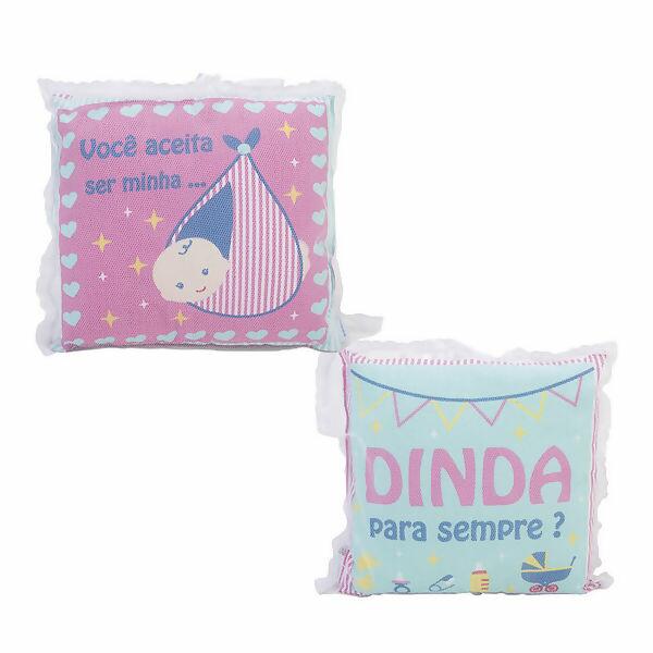 0400010601 Almofada Para Convite Dindo Incomfral / Baby Joy