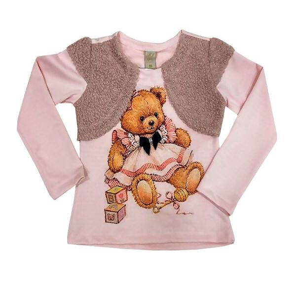 51373 Blusa 1-3 Ursinha Mell Kids