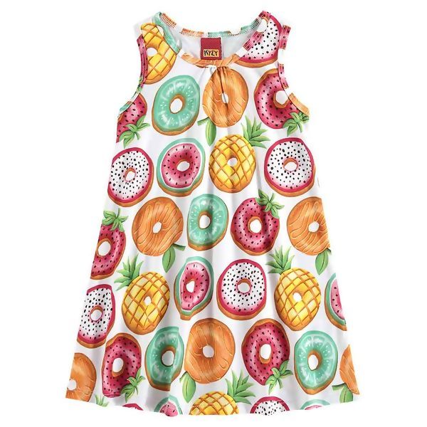 111120 Vestido Estampado Donut´s Frutas Kyly