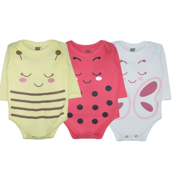 01072 Body M/L Feminino c/3un RN-EX Doctor Baby