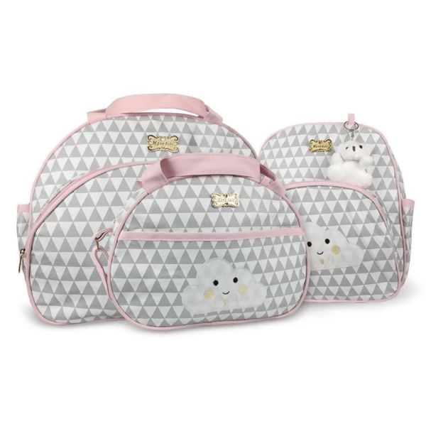 Kit Bolsa Maternidade 3 Peças Mave Baby  | 227