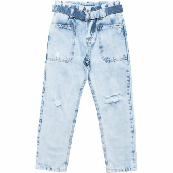 6066 Calça Clochard 6-12  | Mania Kids