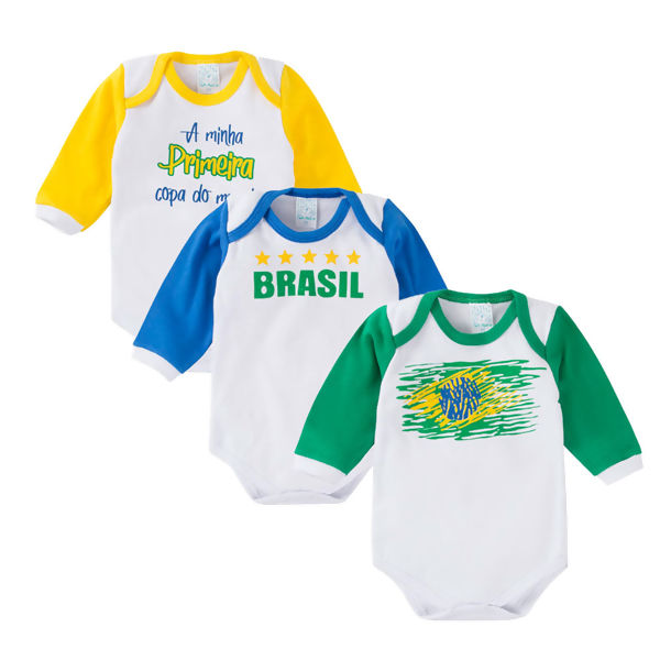 Body Brasil Masculino RN 3 Unidades Petutinha | PT6399