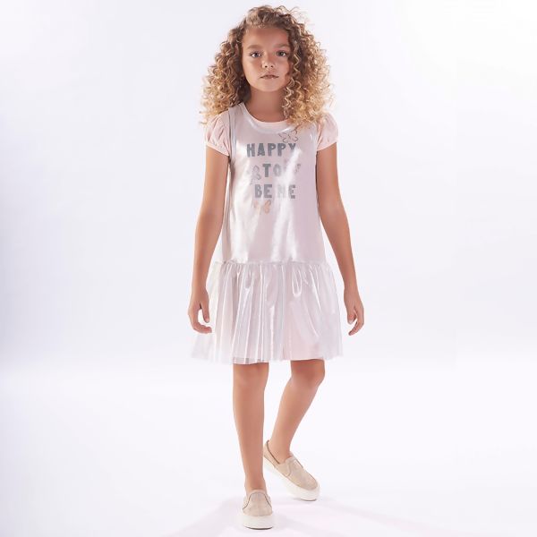 Vestido em Jacquard   Happy To Be Me    6 ao 12    Kiki Xodó   |   3150007