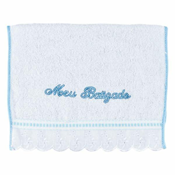 Toalha de Batizado 41,50 cm X 25,50 cm Everly   |  340502