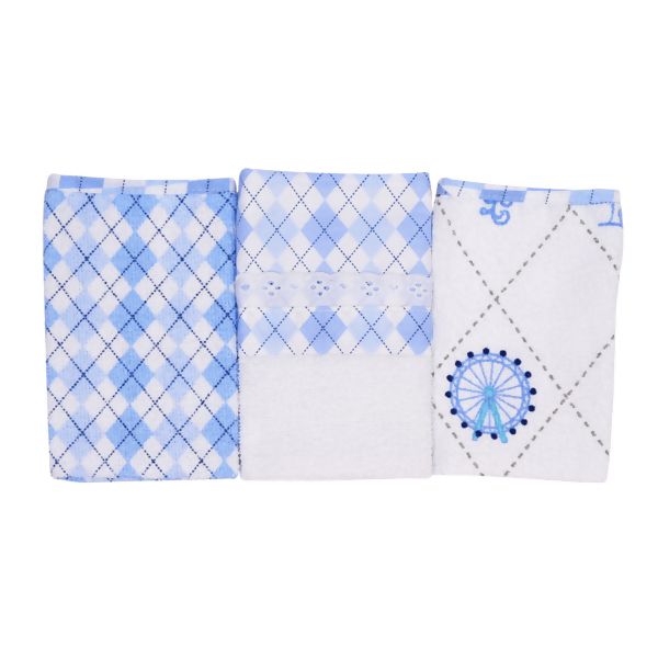 3385 Babete Felpa 27x30 com 3unid Minasrey | Loupiot Classic