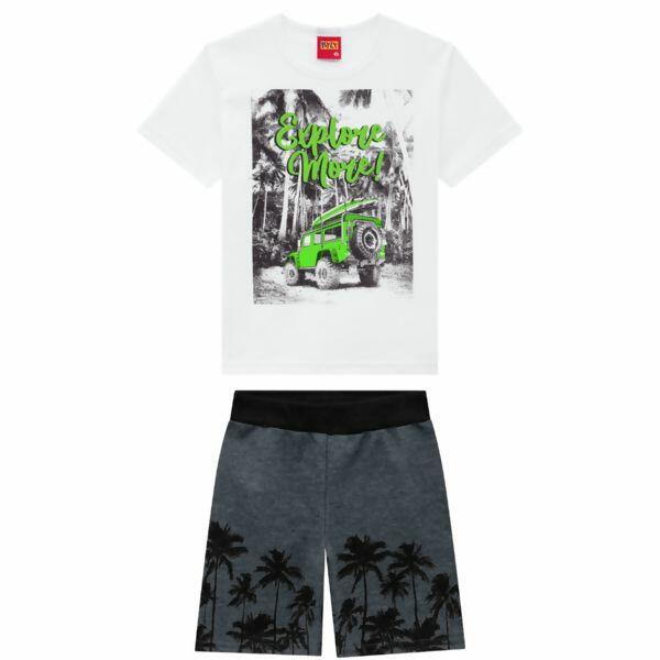 111588 Conjunto Camiseta Masculino 1-3 