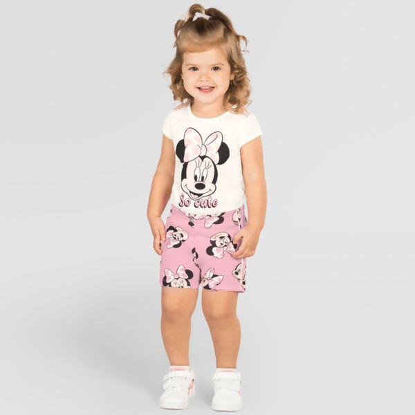 35262 Conjunto Feminino MINNIE MOUSE  1 ao 3 Brandili