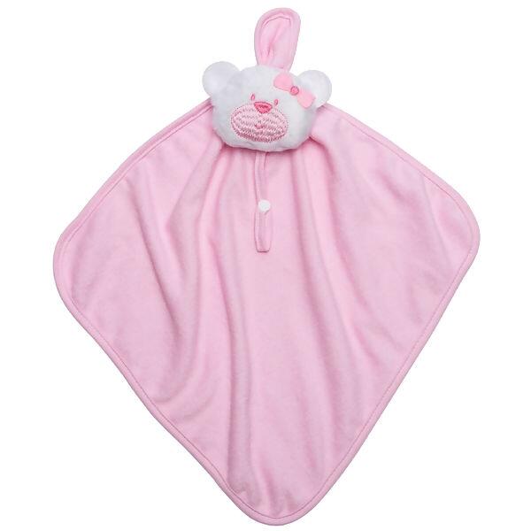 Naninha com Pelucia e Prendedor de Chupeta  32x32 Incomfral  Bambi  |   86003