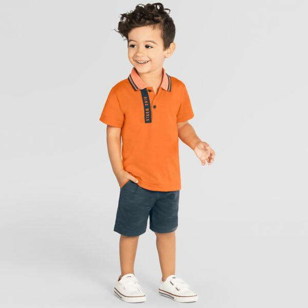 35392 Conjunto Masculino Polo  DINO WORD  4A10  Brandili