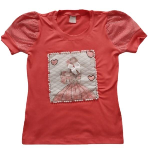 2302 Blusa Feminina QUADRO PEROLAS  4 ao 12  Mell Kids