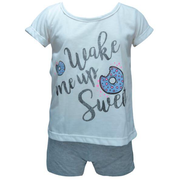 Pijama Curto Feminino  WEAKE  10 ao 14  Estrela e Luar | 35029