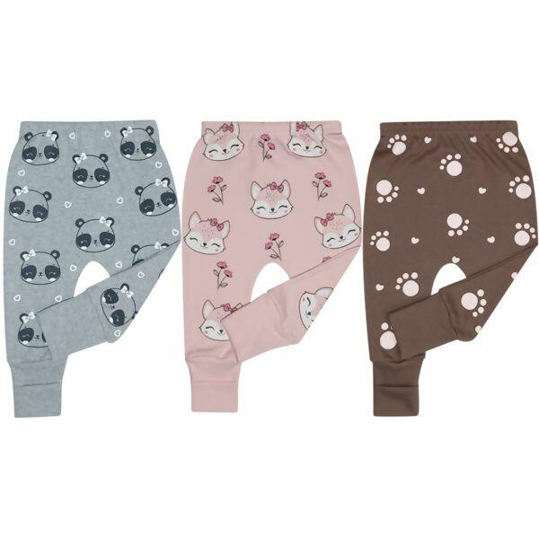  Culote Feminino  RN ao GG pacote com 3 unid.  coordena 01052  Doctor Baby | 06052