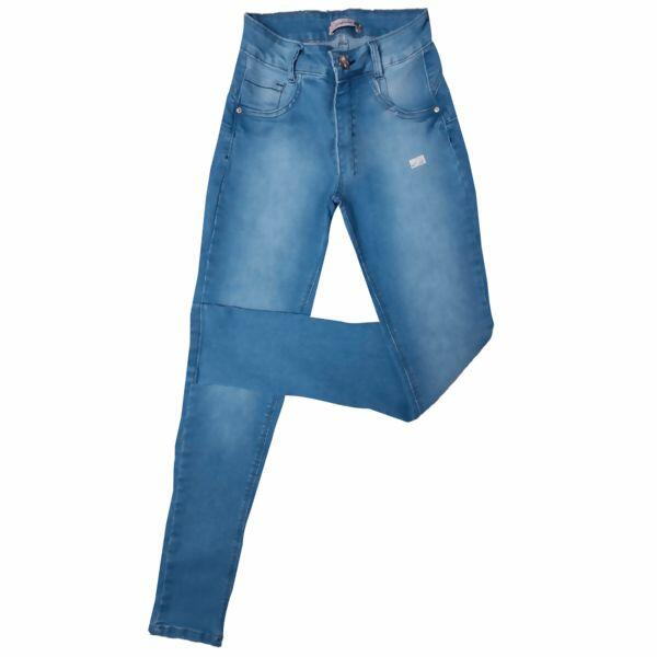 4025 Calça Jeans Feminina Delave   10 ao 16  Escapade