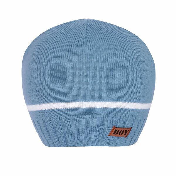 Gorro Acrílico Liso  BOY  Primeirros Passos  Boneleska  |  887
