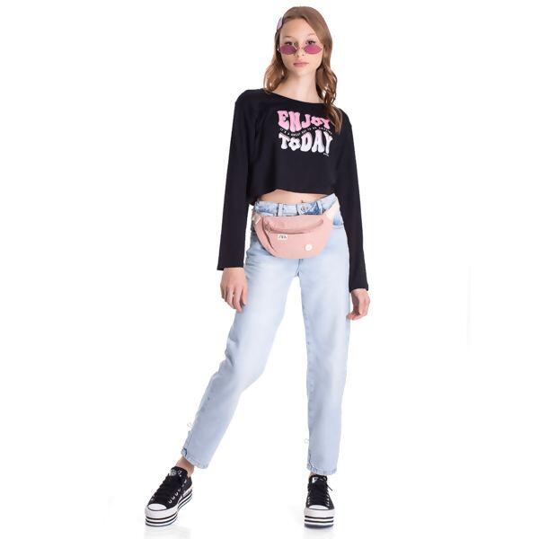 7960 Blusa Boxer Manga Longa  ENJOY 10 ao 16  Rechsul