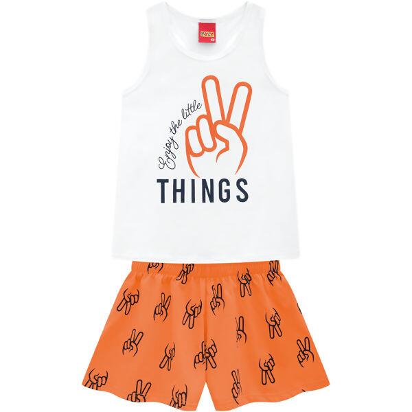 112106 Conjunto  Feminino   THINGS  4 ao 8  Kyly