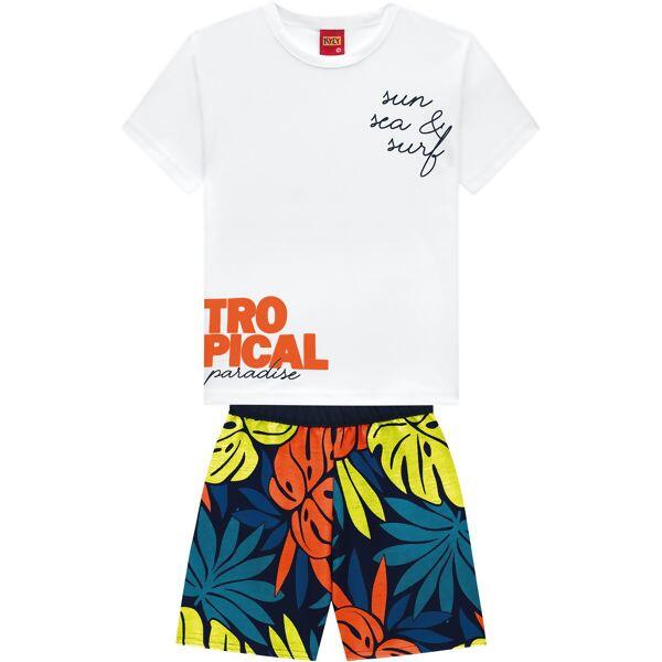 112172 Conjunto Masculino  TROPICAL  4 ao 8  Kyly