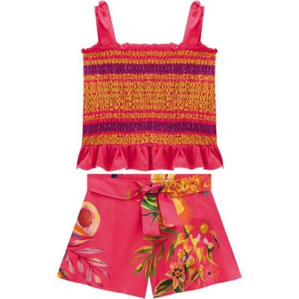 Conjunto Feminino Juvenil  Frutas  4 ao 8   Kyly  Nanai     |    601285       VE2023