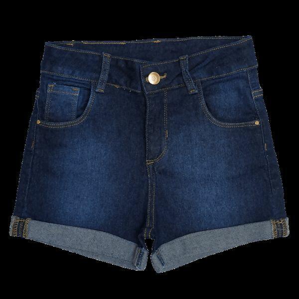 Shorts Jeans Juvenil  Barra Virada   10 ao 16    Clube do Doce   |  1304032     VE2023