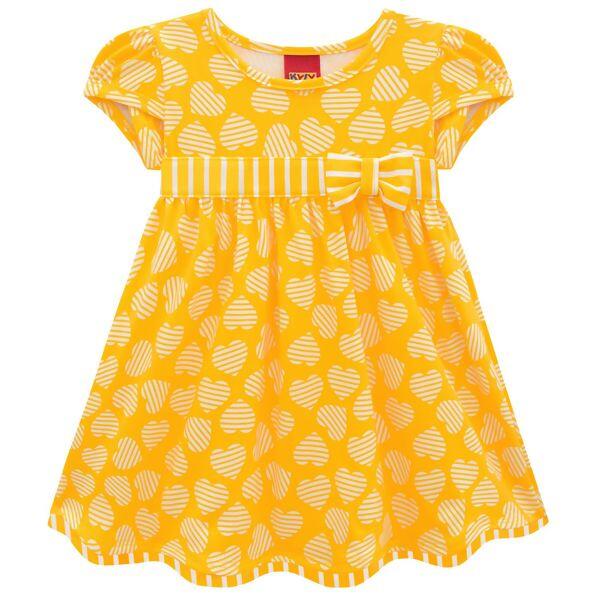 Vestido Infantil Corações  4 ao 8  Kyly   |   112543