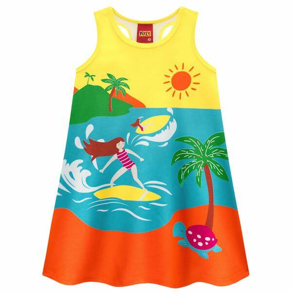 Vestido Infantil Surfista  1 ao 3   Kyly   |  112569