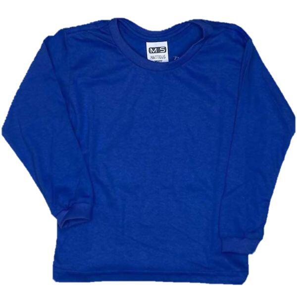 Camiseta Manga Longa Collor Lisa  4 ao 8  Matteus  |    MT20