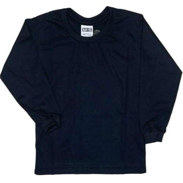 Camiseta Manga Longa Collor Lisa  4 ao 8  Matteus  |    MT20