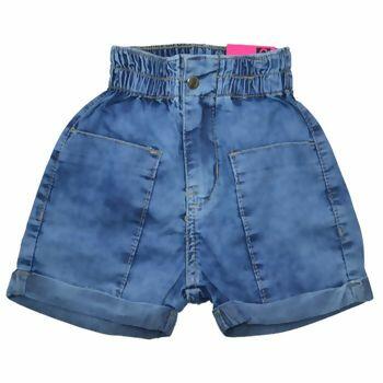 35171 Short Jeans Feminino 4-8 Akiyoshi Jeans