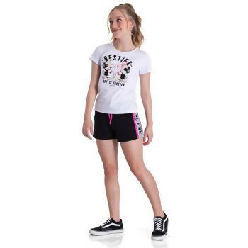 7469 Blusa M/C Besties Dog 10-16 Rechsul