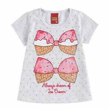 Blusa Feminina Laço Sorvete P ao G| 1 ao 3  Kyly | 110846