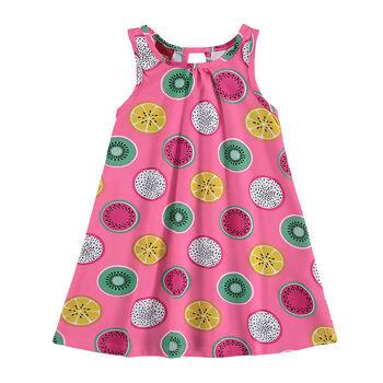 110884 Vestido Estampa Frutas Kyly