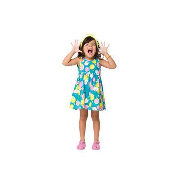 111122 Vestido Estampado Limão e Maça Kyly