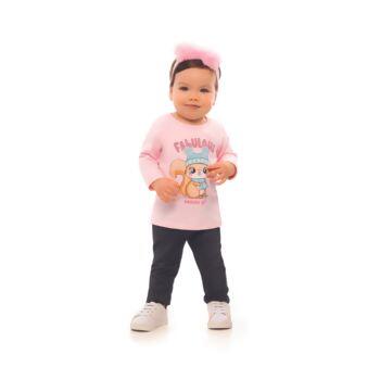  Blusa Manga Longa 'Fabulous' P-G Dila | 015602786