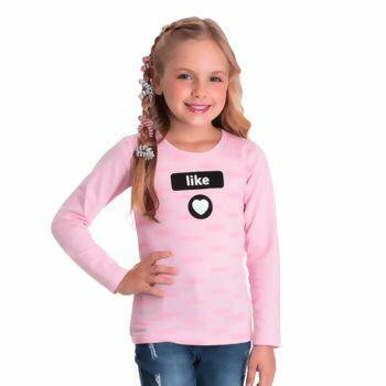 3645 Blusa Feminina 'Like' 4-8 Faraeli