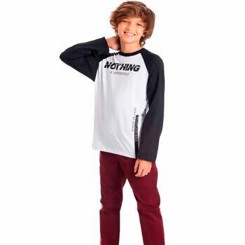 7308 Camiseta Manga Longa 'Nothing is Impossible' 10-16 Rechsul
