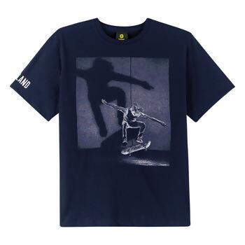 81369 Camiseta Masculina 'SKATEBOARD LAND' 10-20 Kyly / Lemon