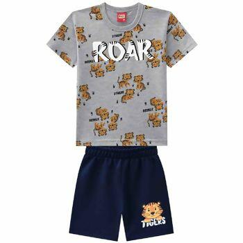 111564 Conjunto Camiseta Masculino 'Roar' P-G KYLY