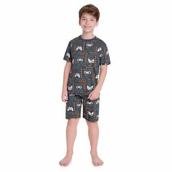 Pijama Masculino M/C  'CONTROLES'  10-18  Kyly  |  111658