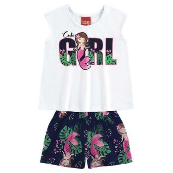 111102 Conjunto Feminino  'CUTE GIRLS'  P-8  Kyly