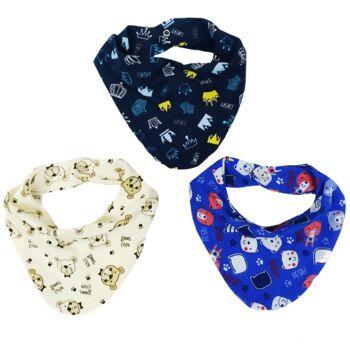 301764 Babador Bandana Masculino c/3unid Mafessoni