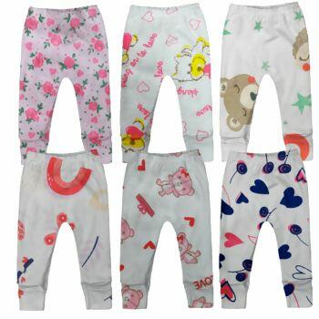 Kit de Culote P ao G Estampado Vira Pé 6 und. Flaphy | 411