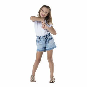 6097 Short Clochard Feminino 6-12 Kyly / Mania Kids