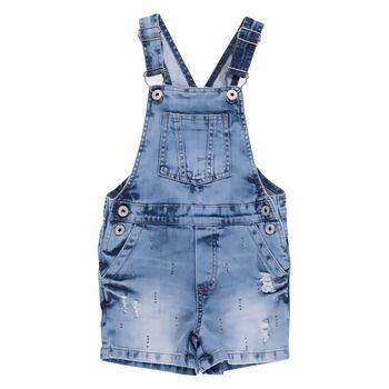 5060 Jardineira Curta Feminina  STRASS 1 ao 3  |  Mania Kids