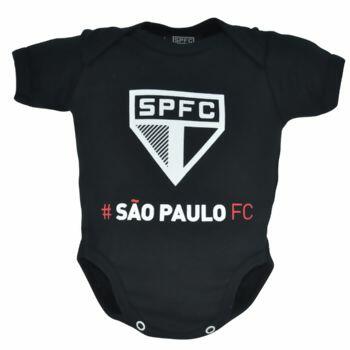 20007 Body Manga Curta Time  BRASÃO SÃO PAULO FC  P ao G Baby Best