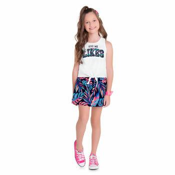 111534 Conjunto Regata Feminino 4-8 'Likes' KYLY