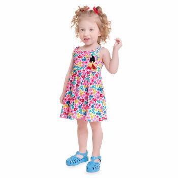 111447 Vestido Manga Curta 4-8 'Tucano' KYLY