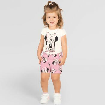 35262 Conjunto Feminino MINNIE MOUSE  1 ao 3 Brandili